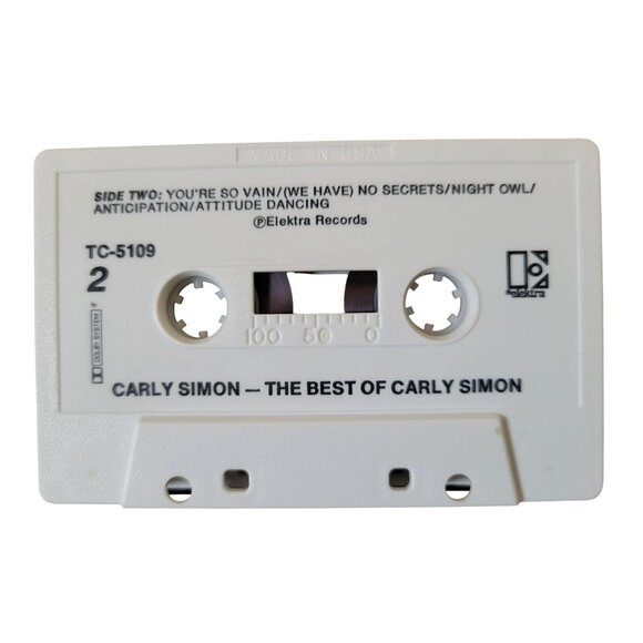 Carly Simon - The Best Of Carly Simon - 1975 Rock Cassette Tape You're So Vain - Picture 4 of 6